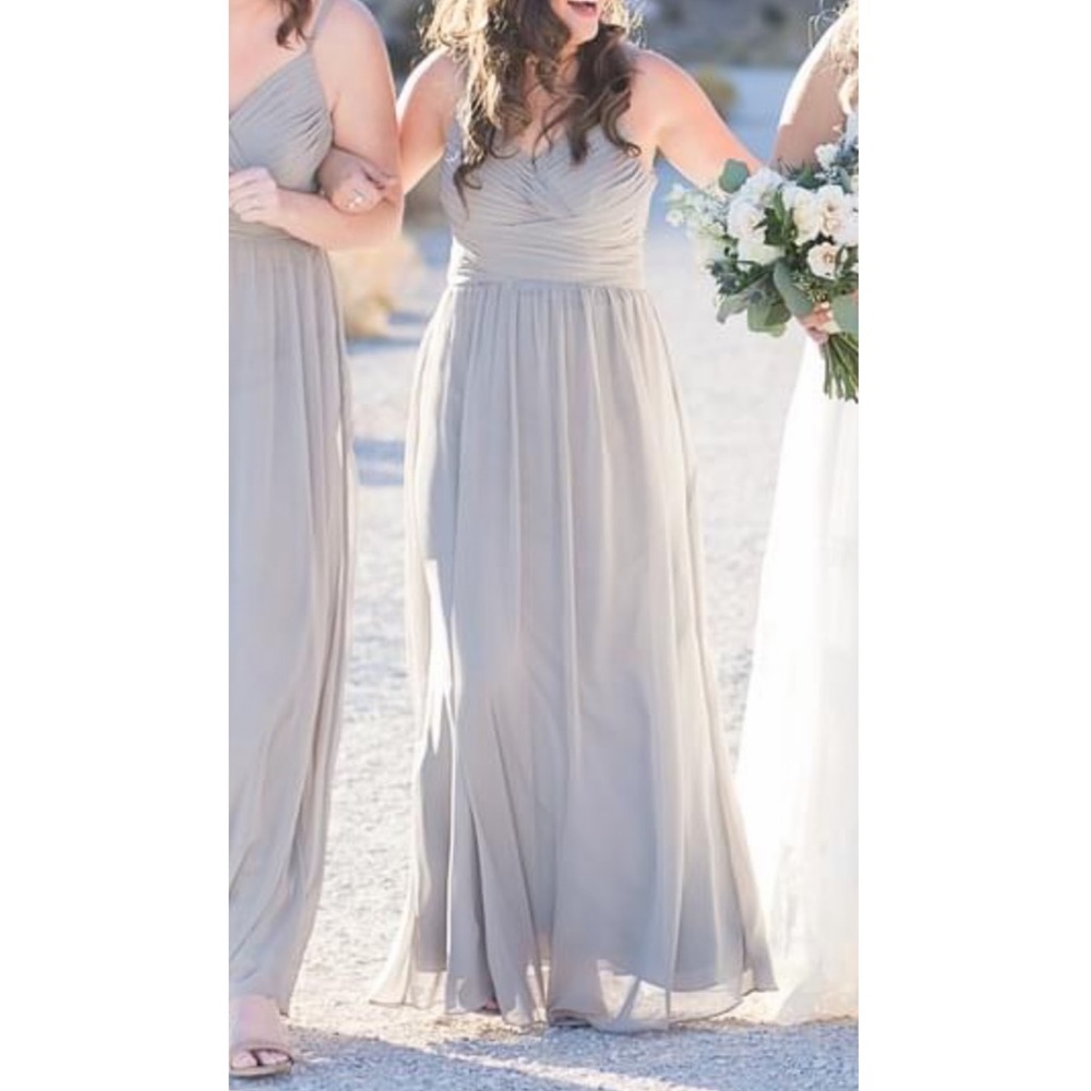 Azazie Dress / Bridesmaid Dress / Formal Dress / Grey / Size 4